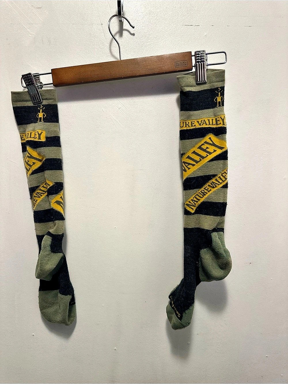 Rare Smartwool x Nature Valley Merino Wool Crew Socks Promo Outdoor Hiking